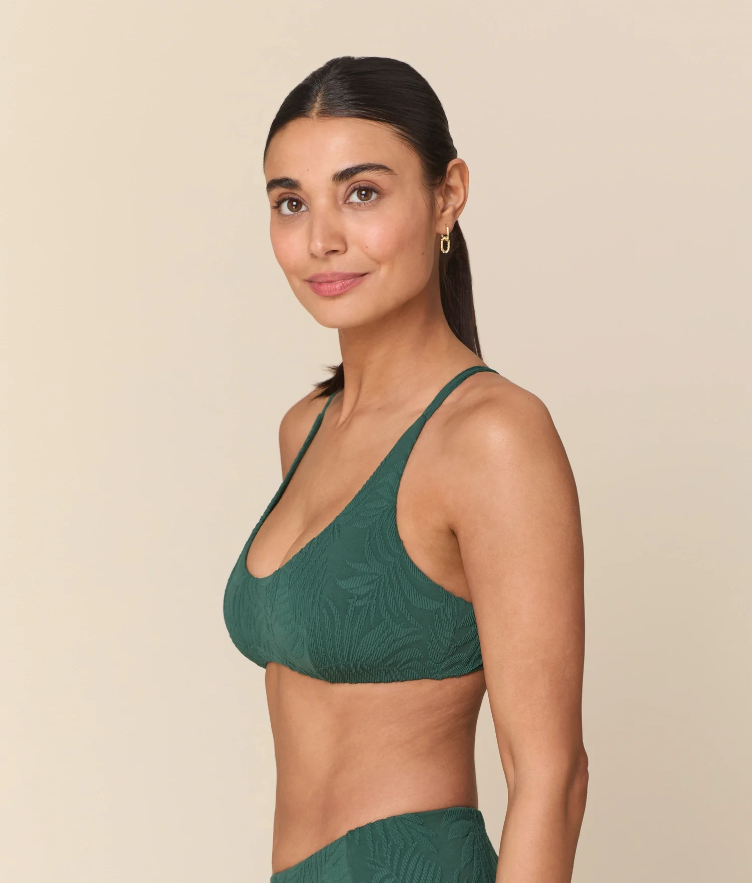 The Essex Bikini Top - Botanical - Pine - Image 3