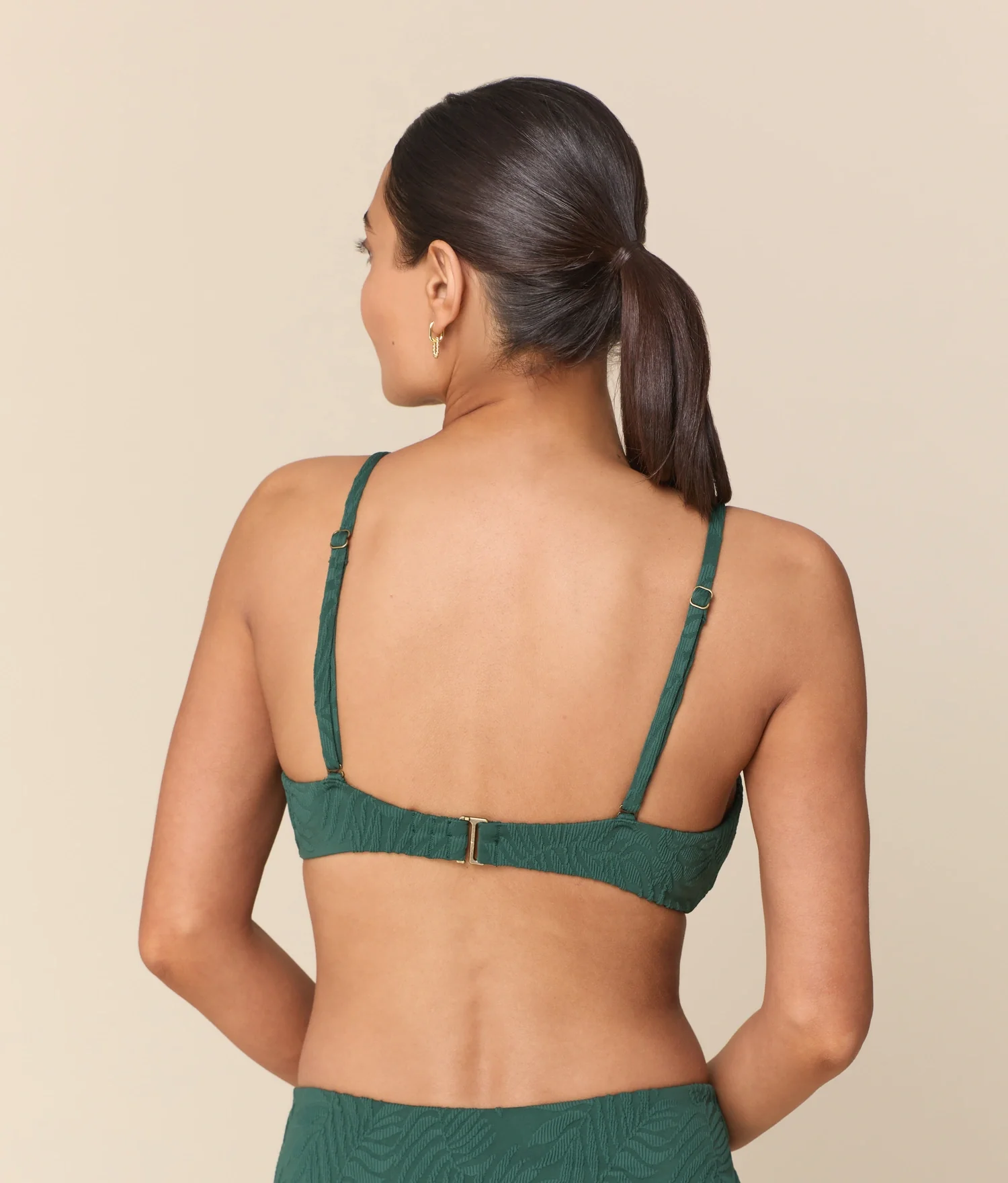 The Essex Bikini Top - Botanical - Pine - Image 4