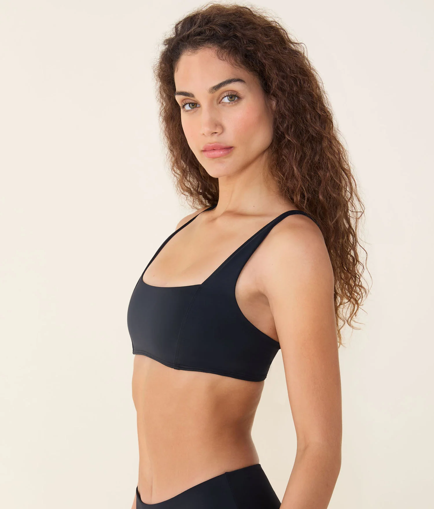 The Havana Bikini Top - Flat - Black - Image 3