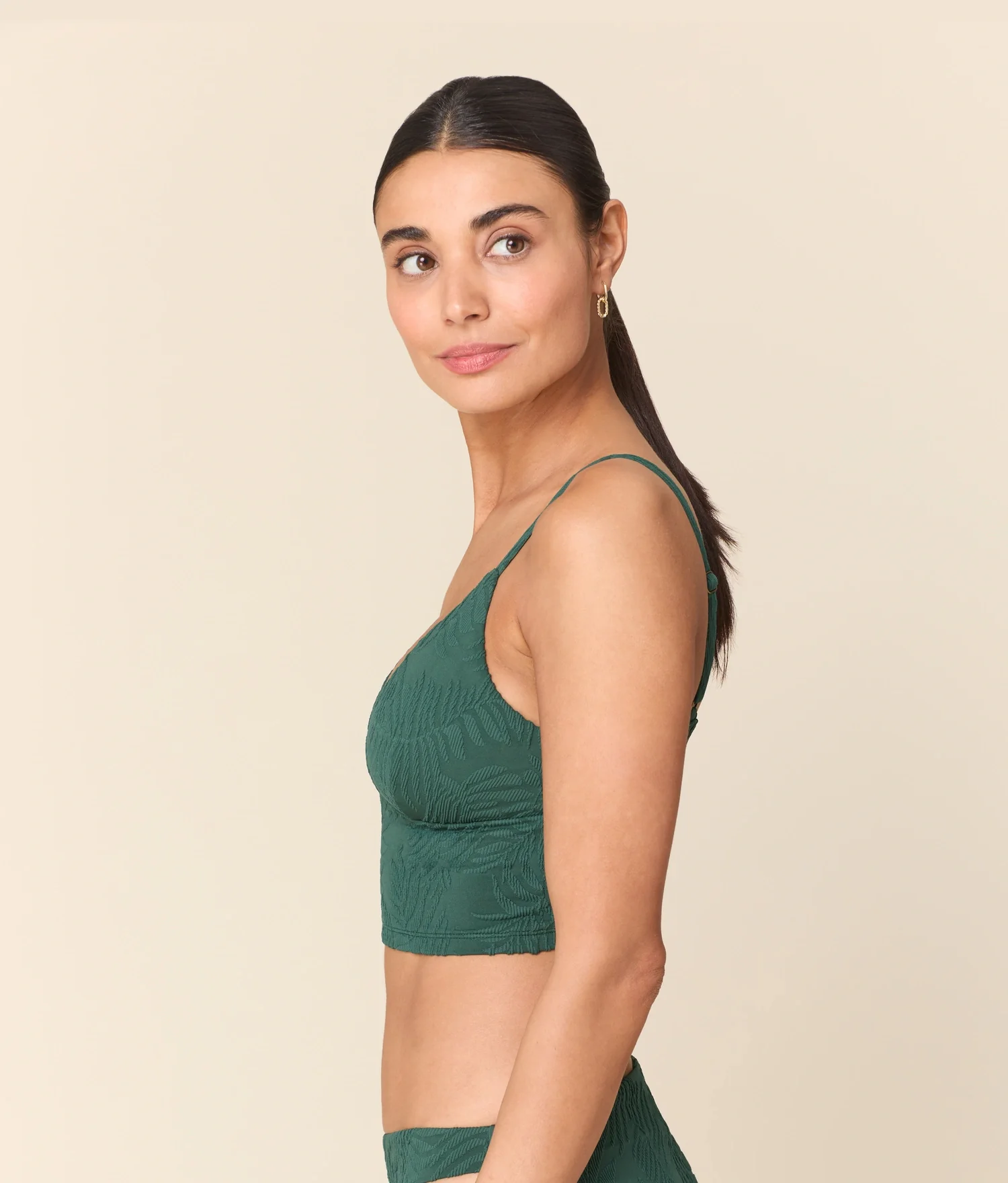 The Lanikai Tank Top - Botanical - Pine - Image 3