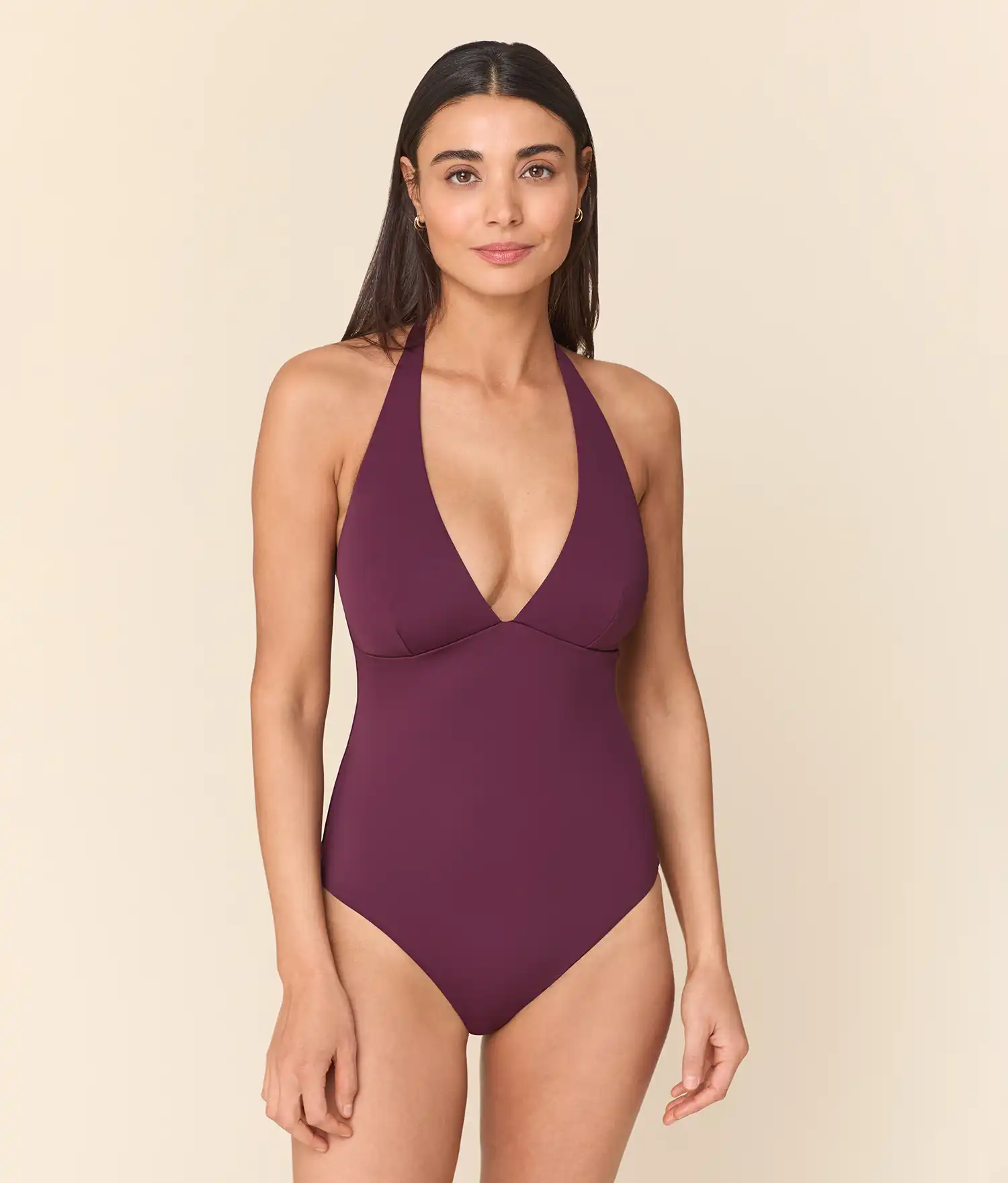 The Majorca One Piece - Eco Nylon - Sundried Violet - Classic - Image 4