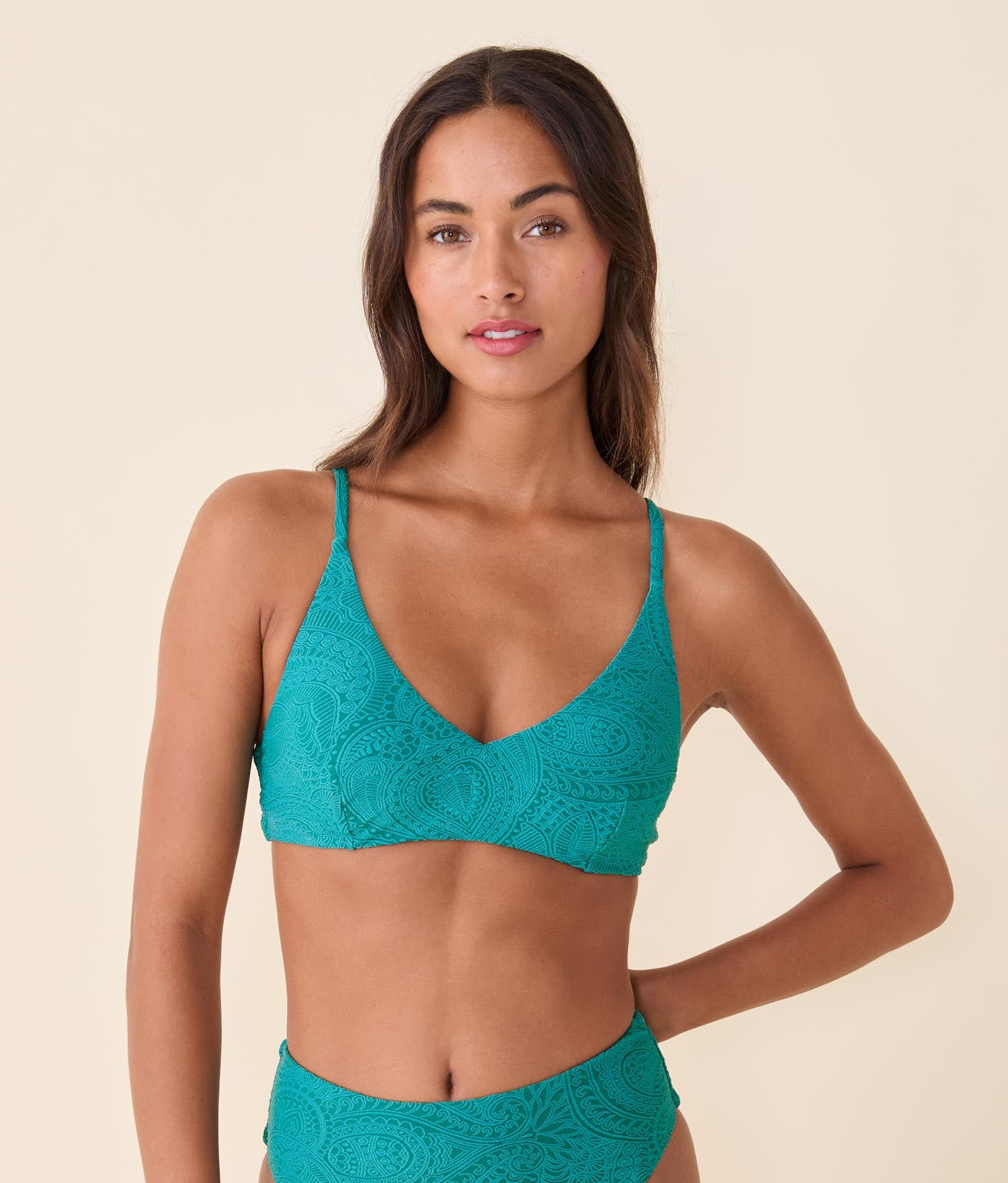 The Ohana Bikini Top - Paisley - Oasis - Image 4